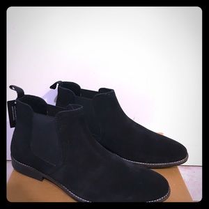 Men’s Red Tape Black Suede Chelsea Boots Size 12